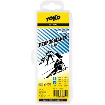 Парафин низкофтористый TOKO Performance blue (-10°С -30°С) 120 г. 5502017