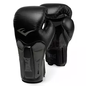 Перчатки тренировочные Everlast Prime Leather 14oz черн/сер P00000150
