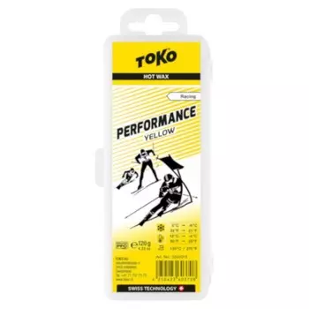 Парафин низкофтористый TOKO Performance yellow (0°С -6°С) 120 г 5502015