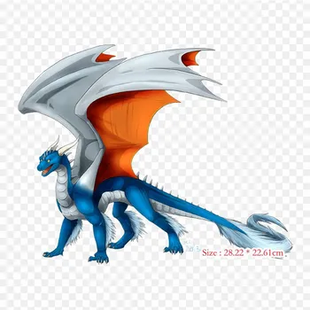 Рисунок дракона Bewilderbeast Рисунок Дракона Утюг на теплопередаче Печать Виниловые нашивки Наклейка для одежды DIY Аппликации Моющиеся нашивки