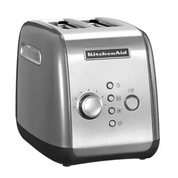 Тостер KitchenAid 5KMT221ESX 1.1 кВт, подогрев, размораживание, нержавеющая сталь (5KMT221ESX)