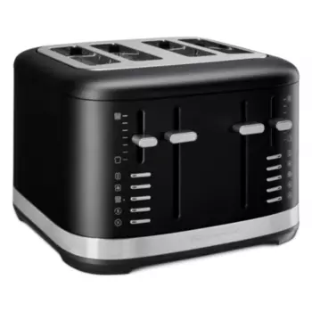 Тостер KitchenAid 5KMT4109EBM 1.96 кВт, подогрев, размораживание, черный (5KMT4109EBM)