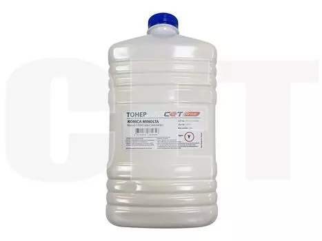 Тонер CET NF8Y TN-324, бутыль 500 г, желтый, совместимый для Konica Minolta Bizhub C258/C308/C368 (CET111112Y-500)