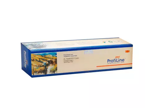 Картридж лазерный ProfiLine PL-106R01077 (106R01077), голубой, 15000 страниц, совместимый для Xerox Phaser 7400