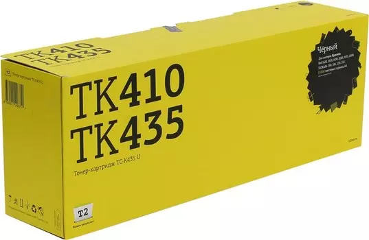 Картридж лазерный T2 TC-K435 U (TK-435/411/TK-435/410), совместимый для Kyocera KM-1620/1635/2020/2050/TASKalfa 180/220
