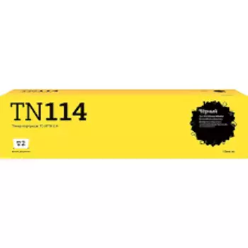 Картридж лазерный T2 TC-MTN114 (TN-114), черный, 11000 страниц, совместимый для Konica Minolta