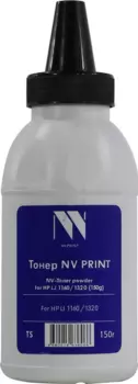 Тонер NV Print, бутыль 150 г, черный, совместимый для LJ 1160/1320