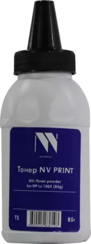 Тонер NV Print, бутыль 85 г, черный, совместимый для LJ 1005