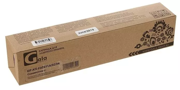 Картридж лазерный GalaPrint GP-KX-FAT411A/92/94, совместимый для Panasonic