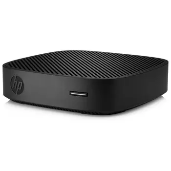 Тонкий клиент HP 211T7AA, Intel® Celeron N4020 (1.1GHz), 2Gb DDR4, 16Gb Flash, WiFi, BT, DOS, черный, клавиатура, мышь (211T7AA)