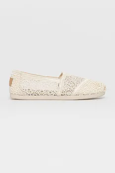 Эспадрильи Moroccan Crochet Alpargata Toms, бежевый