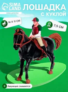 Игровой набор лошадка с куклой, с аксессуарами