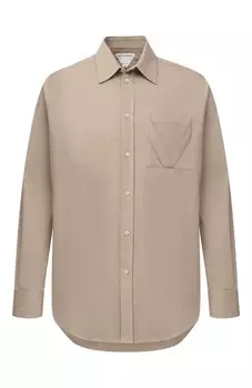Хлопковая рубашка Bottega Veneta