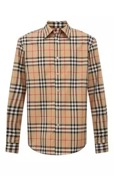 Хлопковая рубашка Burberry