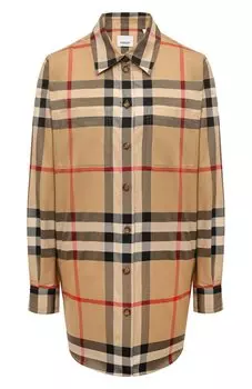 Хлопковая рубашка Burberry