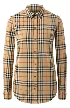 Хлопковая рубашка Burberry