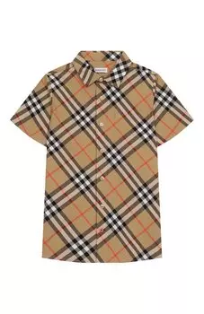 Хлопковая рубашка Burberry