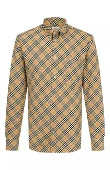 Хлопковая рубашка Burberry