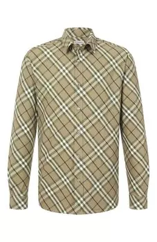 Хлопковая рубашка Burberry
