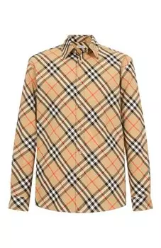 Хлопковая рубашка Burberry