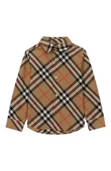 Хлопковая рубашка Burberry