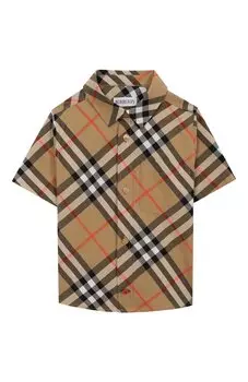 Хлопковая рубашка Burberry