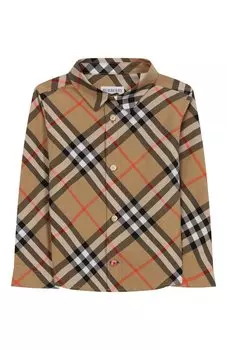 Хлопковая рубашка Burberry