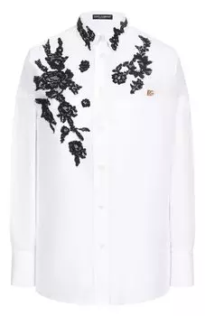Хлопковая рубашка Dolce & Gabbana
