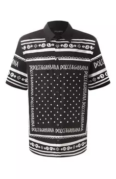 Хлопковая рубашка Dolce & Gabbana