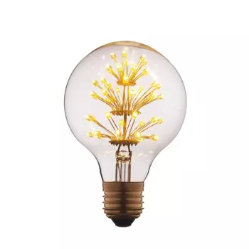 Лампа светодиодная филаментная E27 3W прозрачная G8047LED