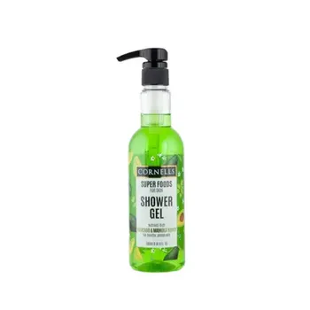 Гель для душа с авокадо и медом манука Super Foods для кожи - 500 мл Cornells