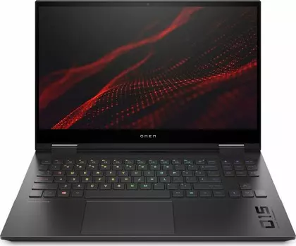 Ноутбук HP Omen 15-ek1015ur 15.6" 1920x1080, Intel Core i7-10750H 2.6GHz, 16Gb RAM, 1Tb SSD, NVIDIA GeForce RTX 3070-8Gb, DOS, черный (3B2V6EA) плохая упаковка