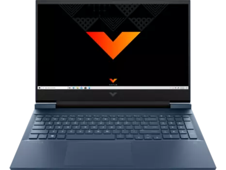 Ноутбук HP Victus 16-e0085ur 16.1" IPS 1920x1080, AMD Ryzen 7 5800H 3.2GHz, 16Gb RAM, 512Gb SSD, NVIDIA GeForce RTX 3050-4Gb, DOS, синий (4E1S8EA) плохая упаковка