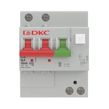 Автоматический выключатель дифф. тока (АВДТ) DKC MDV63-24C40-A 6kA, тип характеристики C, 1P+N, 40A, тип A, 4 модуля, "YON"