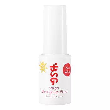 Bio Stretch Gel, Топ Strong Gel Non Wipe, 8 мл