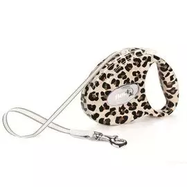 Рулетка FLEXI Fashion с поводком длиной 3 или 5 метров (S, Glenchech)
