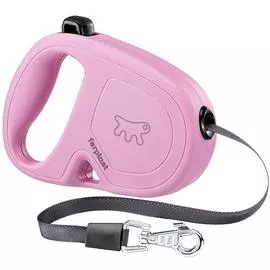 Рулетка Ferplast Flippyone розовая трос для собак (4,5 м (12 кг), Розовый)