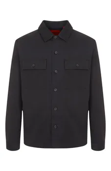 Хлопковая куртка-рубашка HUGO