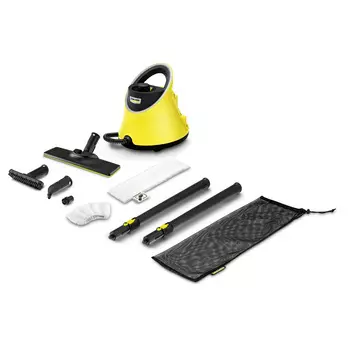 Пароочиститель KARCHER EasyFix SC 2 Deluxe 1.5 кВт, черный/желтый (1.513-243.0)