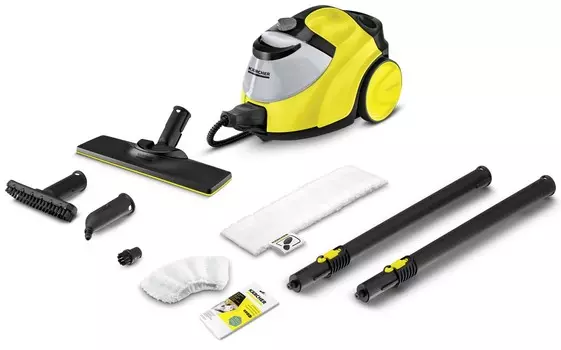 Пароочиститель напольный Karcher EasyFix SC 5 2200Вт желтый, черный (1.512-530.0)
