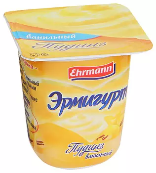 БЗМЖ Пудинг молочный ванильный Эрмигурт
