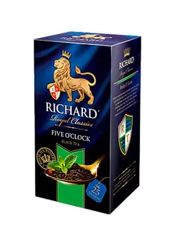 Чай черный Richard Five o’clock 25 пакетиков