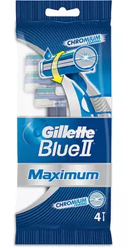 Бритвы одноразовые Blue II Max 4 шт Gillette