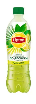 Чай холодный зеленый со вкусом Лайм Юдзу Lipton