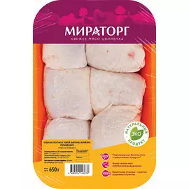 Бедро цыпленка-бройлера без кости с кожей Мираторг