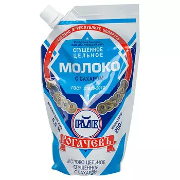 БЗМЖ Молоко цельное сгущенное с сахаром 85% 280г