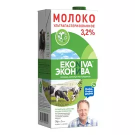 БЗМЖ Молоко ультрапастеризованное 3.2% 1л ЭкоНива