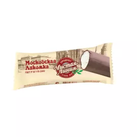 БЗМЖ Мороженое московская лакомка взбитая шоколадная глазурь Чистая линия