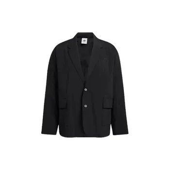 Adidas Originals однобортный костюм с длинным рукавом, мужские костюмы, черный HU1244 L