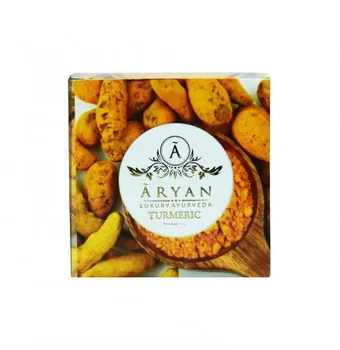 Мыло с Куркумой (100 г), Turmeric Soap, Aryan 6.35